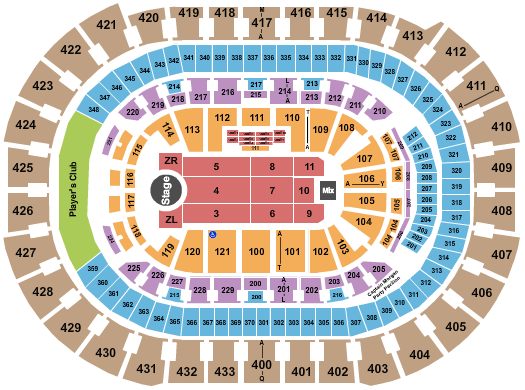 Capital One Arena Zayn Seating Chart